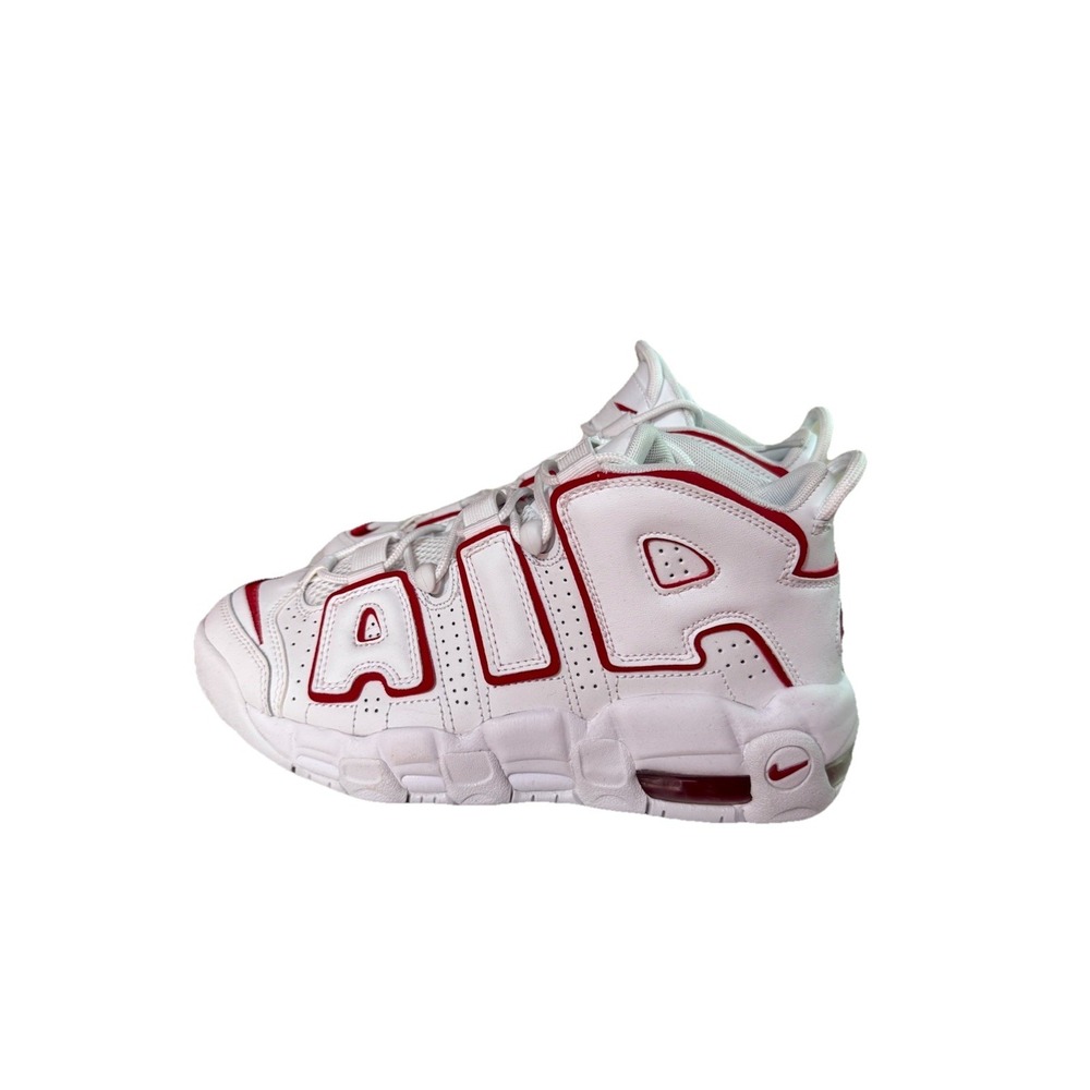 Nike Air More Uptempo White Varsity Red Outline | 415082-108 - Size 6Y